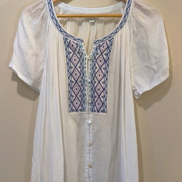J.Jill peasant tunic top M - Picture 5 of 7